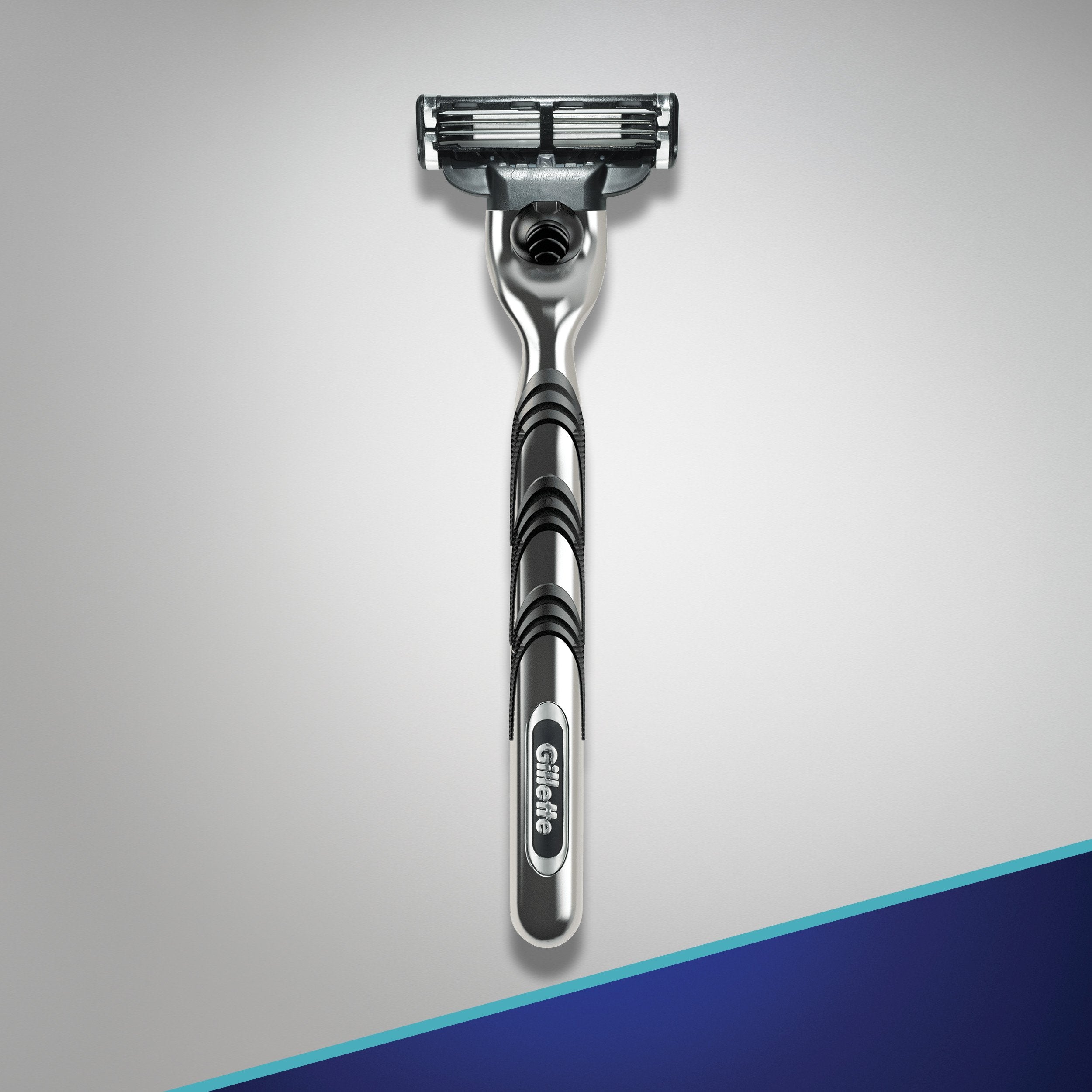 Banda lubricante de Gillette Mach3 facilita deslizamiento y cuida la piel