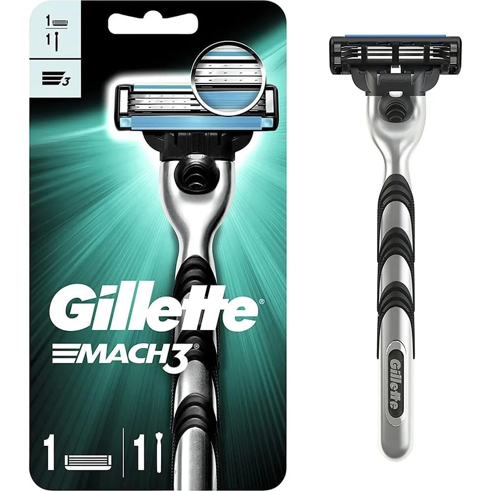 Gillette MACH3 cabezal pivotante que se adapta a las curvas de la cara