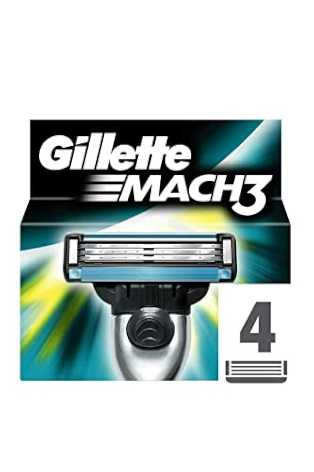 Gillette Mach3 cartucho paquete4, imagen-01: afeitado cercano y cómodo.