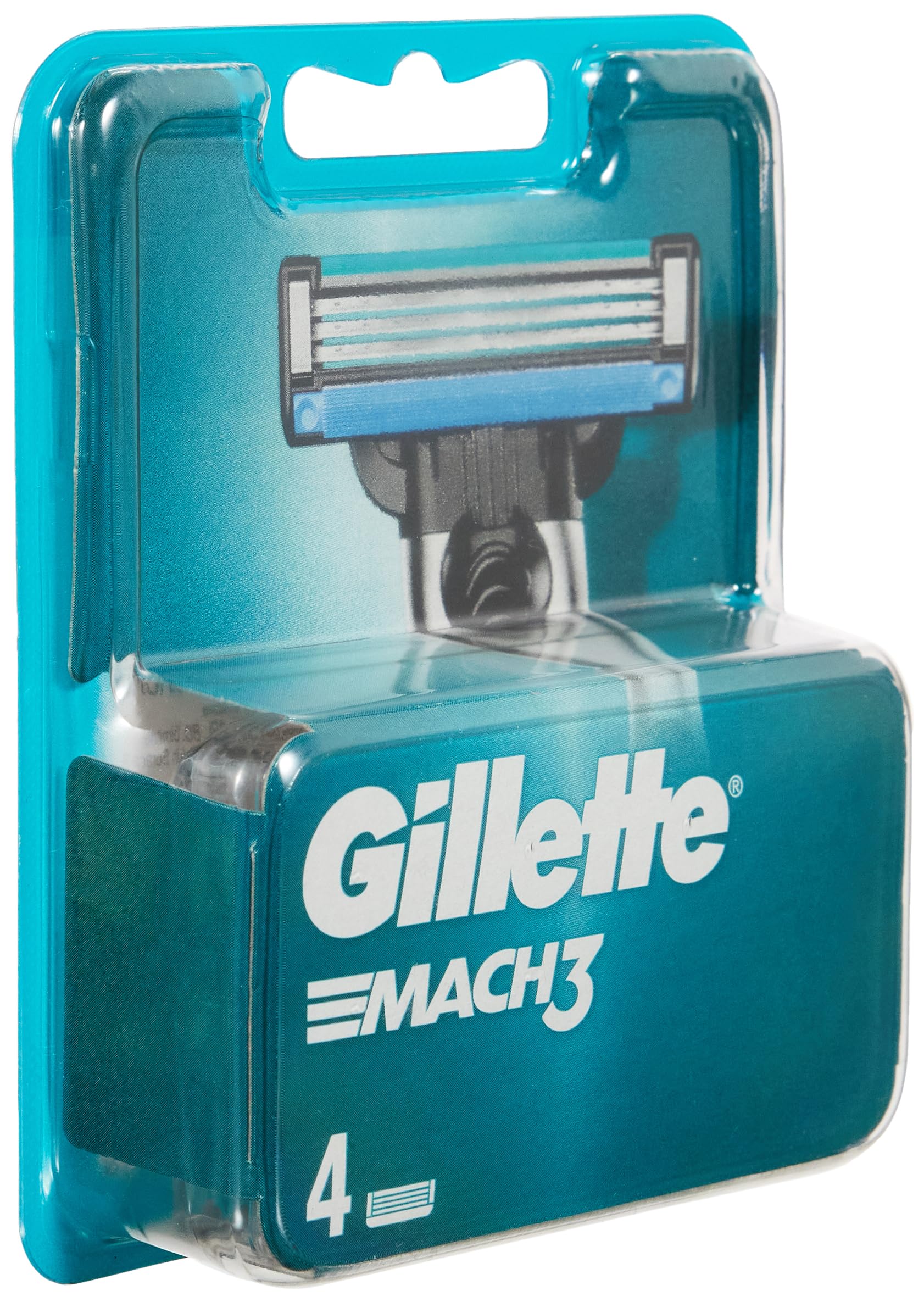 Gillette Mach3, imagen-02: borde DLC para suavidad durante el afeitado.