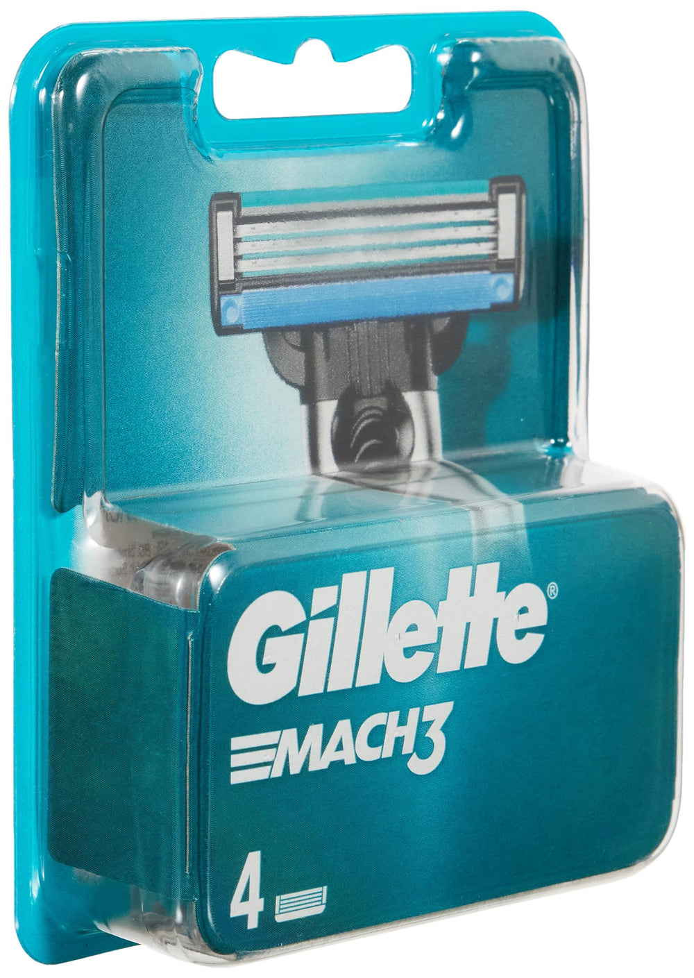 Gillette Mach3, imagen-02: borde DLC para suavidad durante el afeitado.