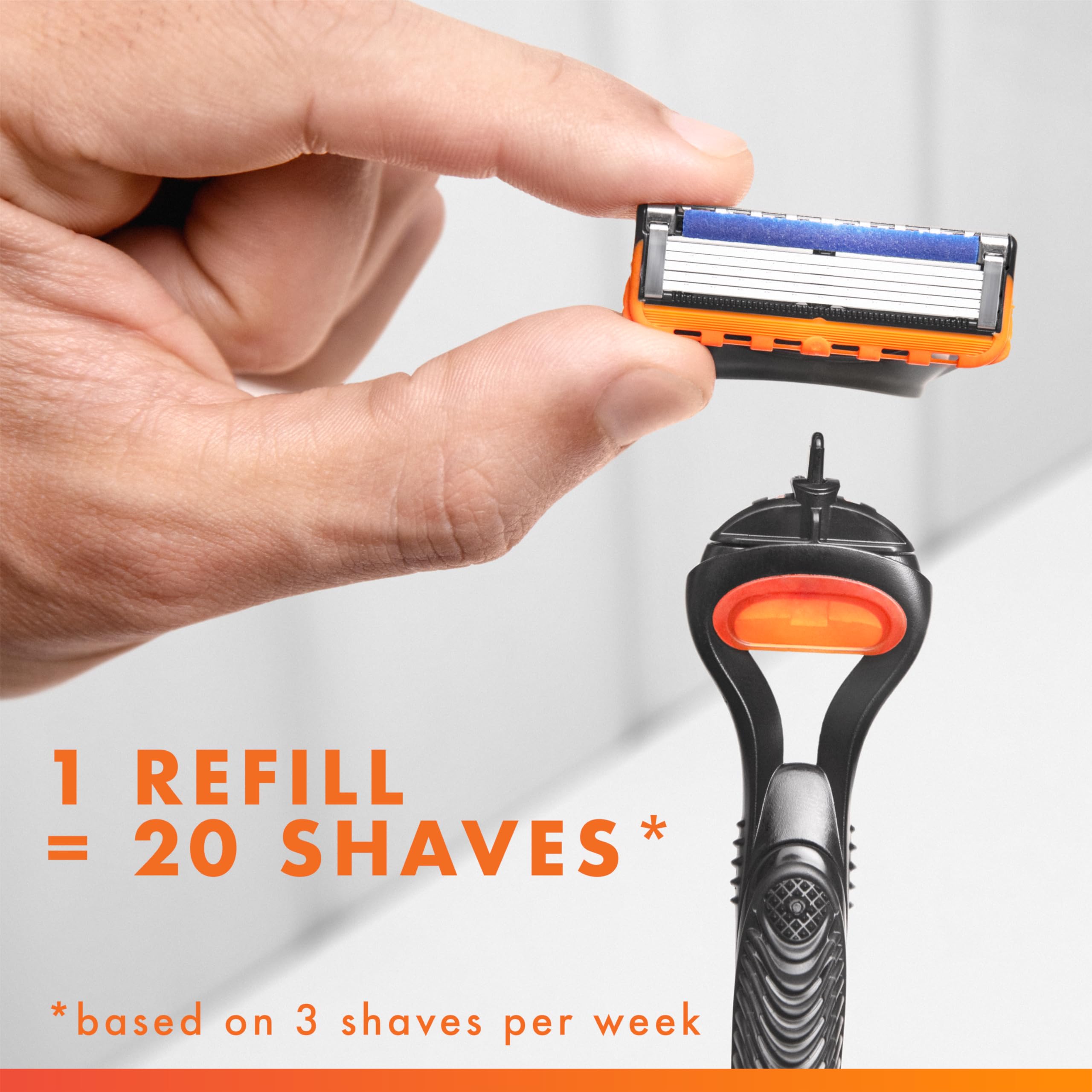 Gillette Mach3 compatible con mangos Mach3 para uso cómodo.