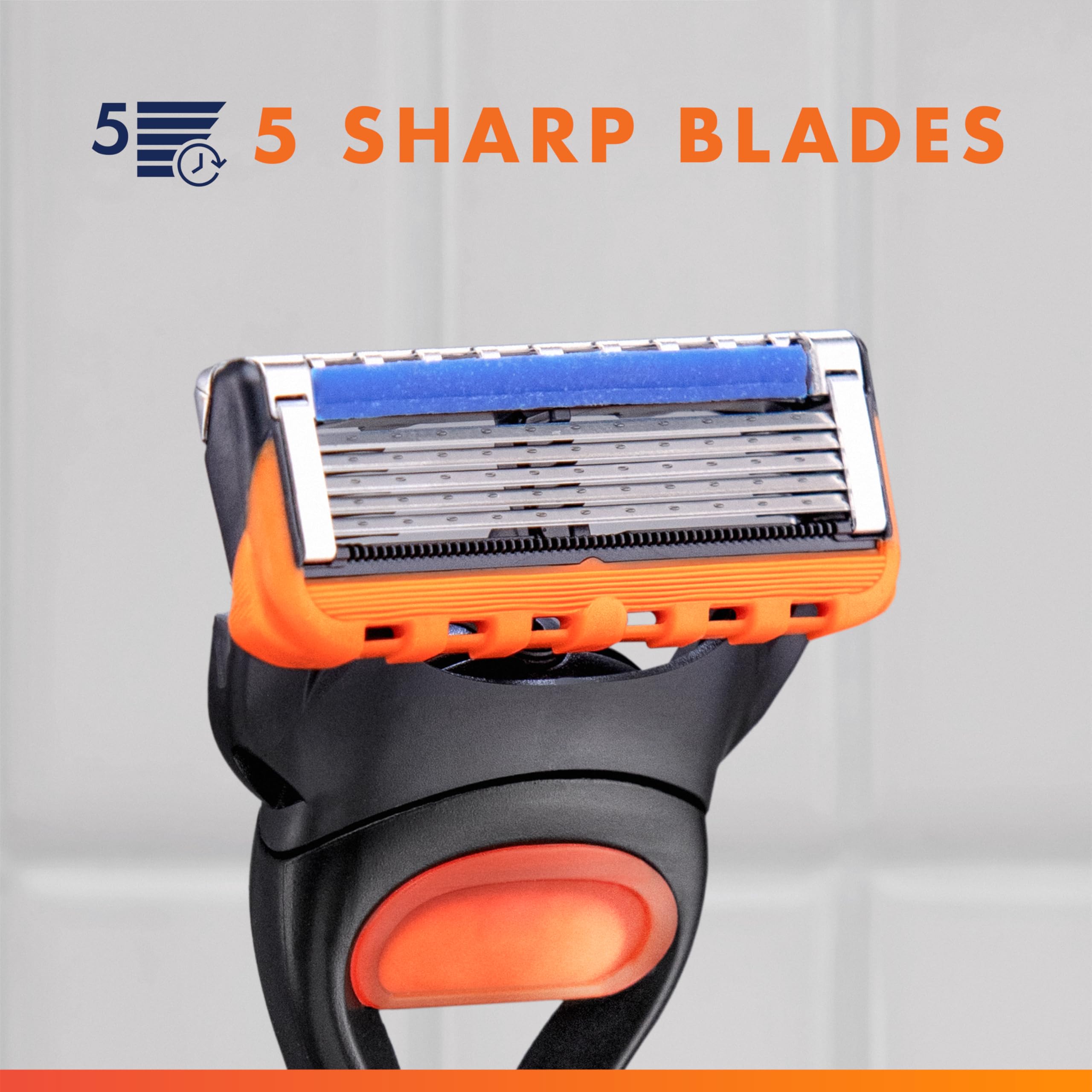 Gillette Mach3 durabilidad de 15 afeitados por recambio.
