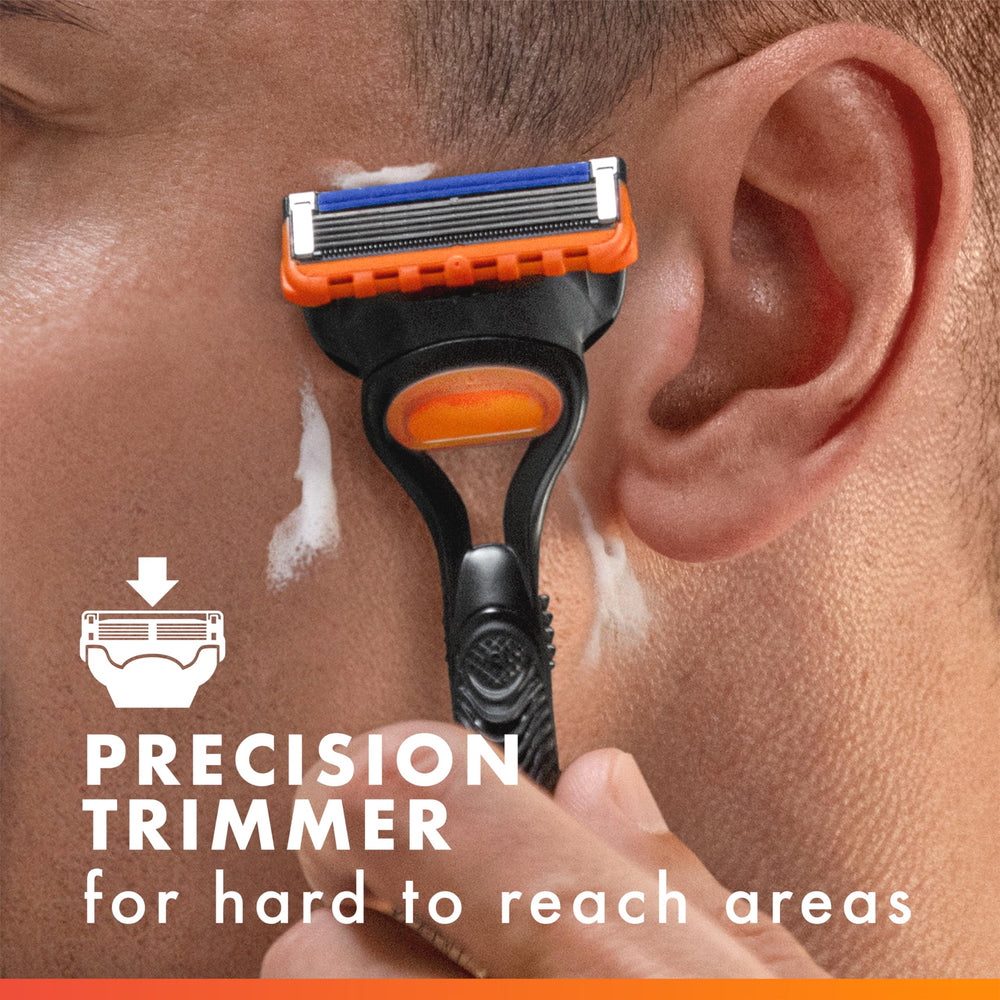 Gillette Mach3 protección adicional con Gel Series para irritación reducida.