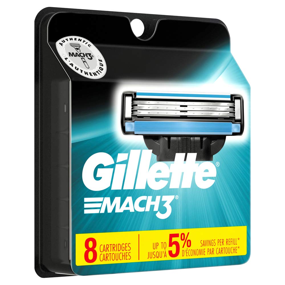 Cartouches de remplacement Gillette Mach3 pour un rasage proche et confortable