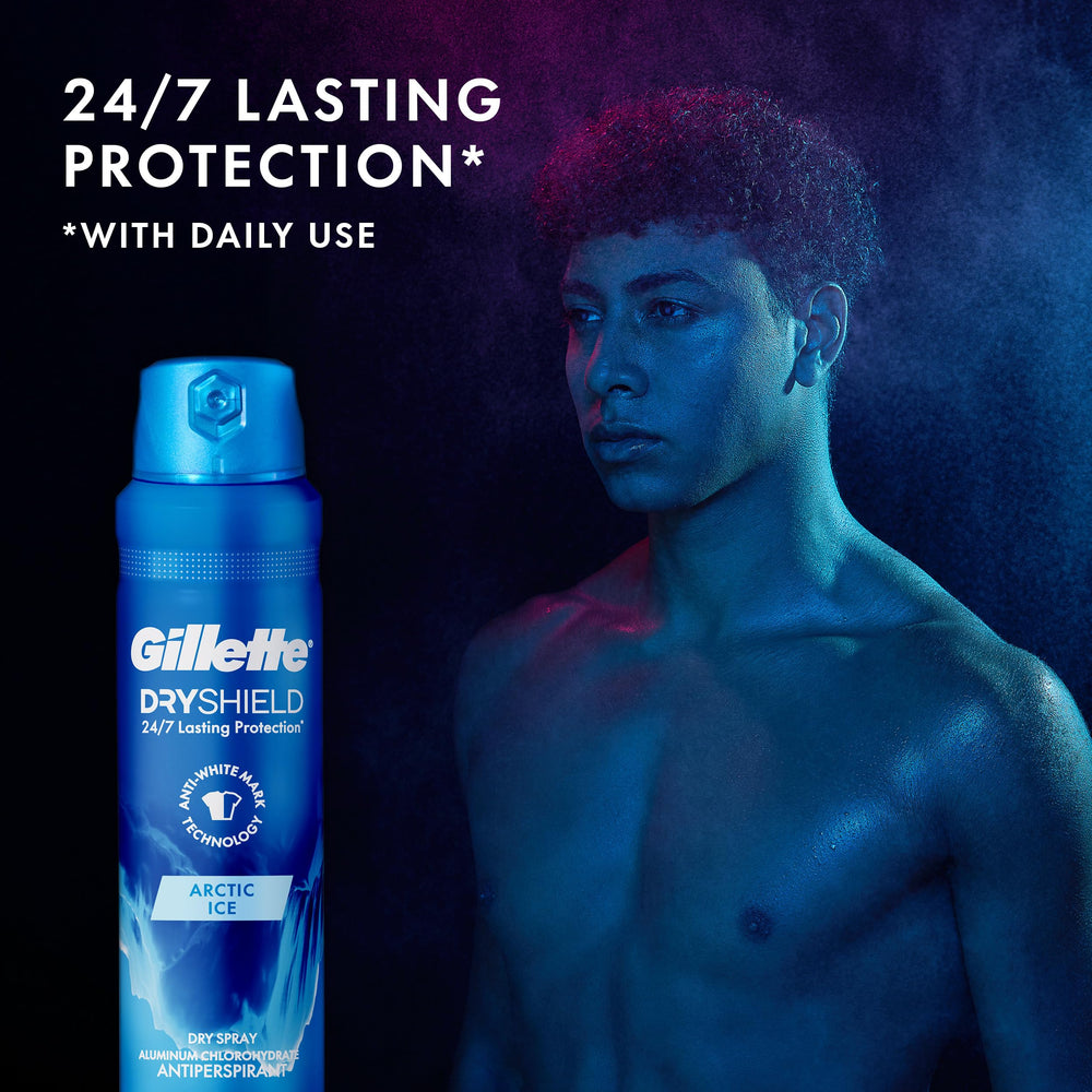 Pack de 3 Gillette Déodorant Arctique Glace, pratique et économique.