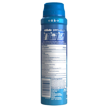 Emballage de voyage Gillette 3x125 ml, pratique à transporter.