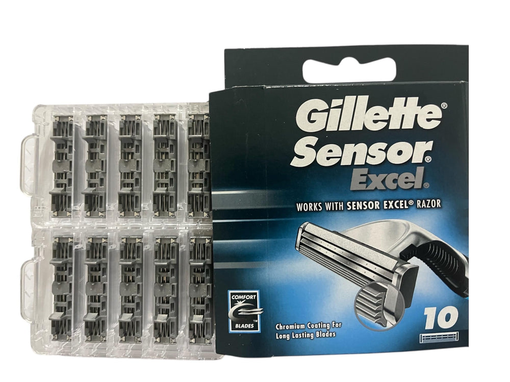 Gillette Sensor Excel: cabezal delgado y compacto para zonas difíciles.