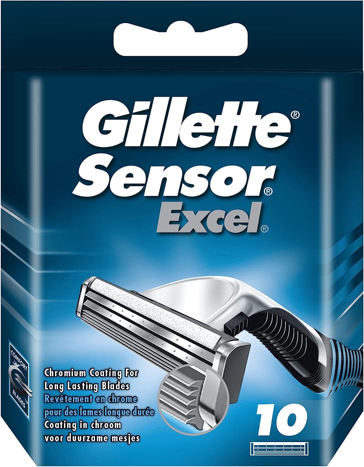 Gillette Sensor Excel: cartuchos de afeitado para un rasurado cómodo.