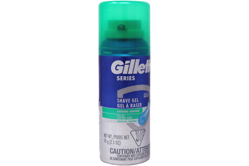 Afeitado cercano y cómodo con el gel Gillette Series para piel sensible