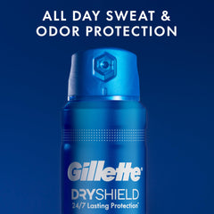 Technologie anti-traces blanches Gillette, spray Arctique Glace sans résidu.