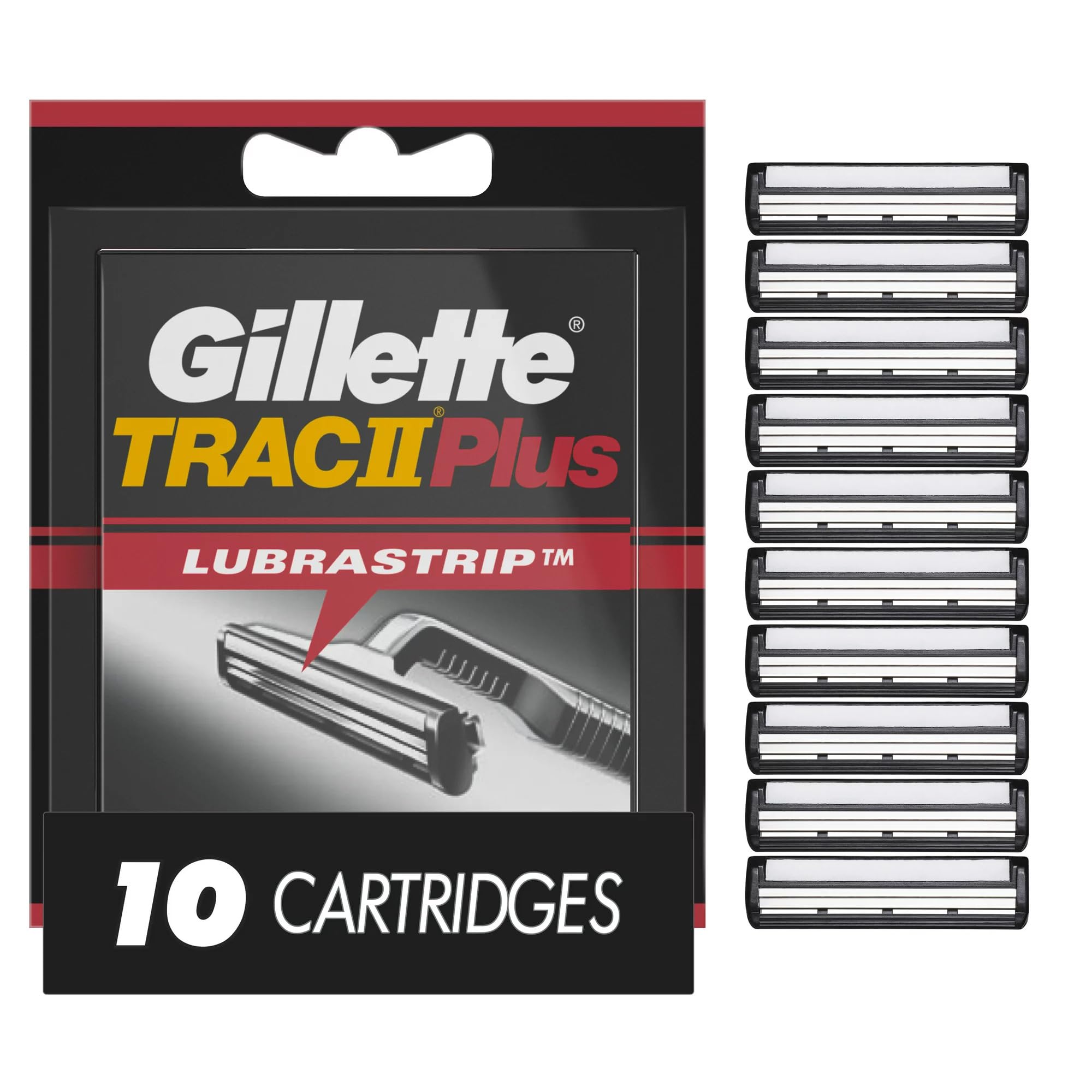 Gillette TRAC II: experiencia de afeitado estable y cómodo.