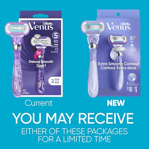 Gillette Venus Deluxe Smooth Swirl: cabezal pivotante para alcanzar zonas difíciles con precisión.