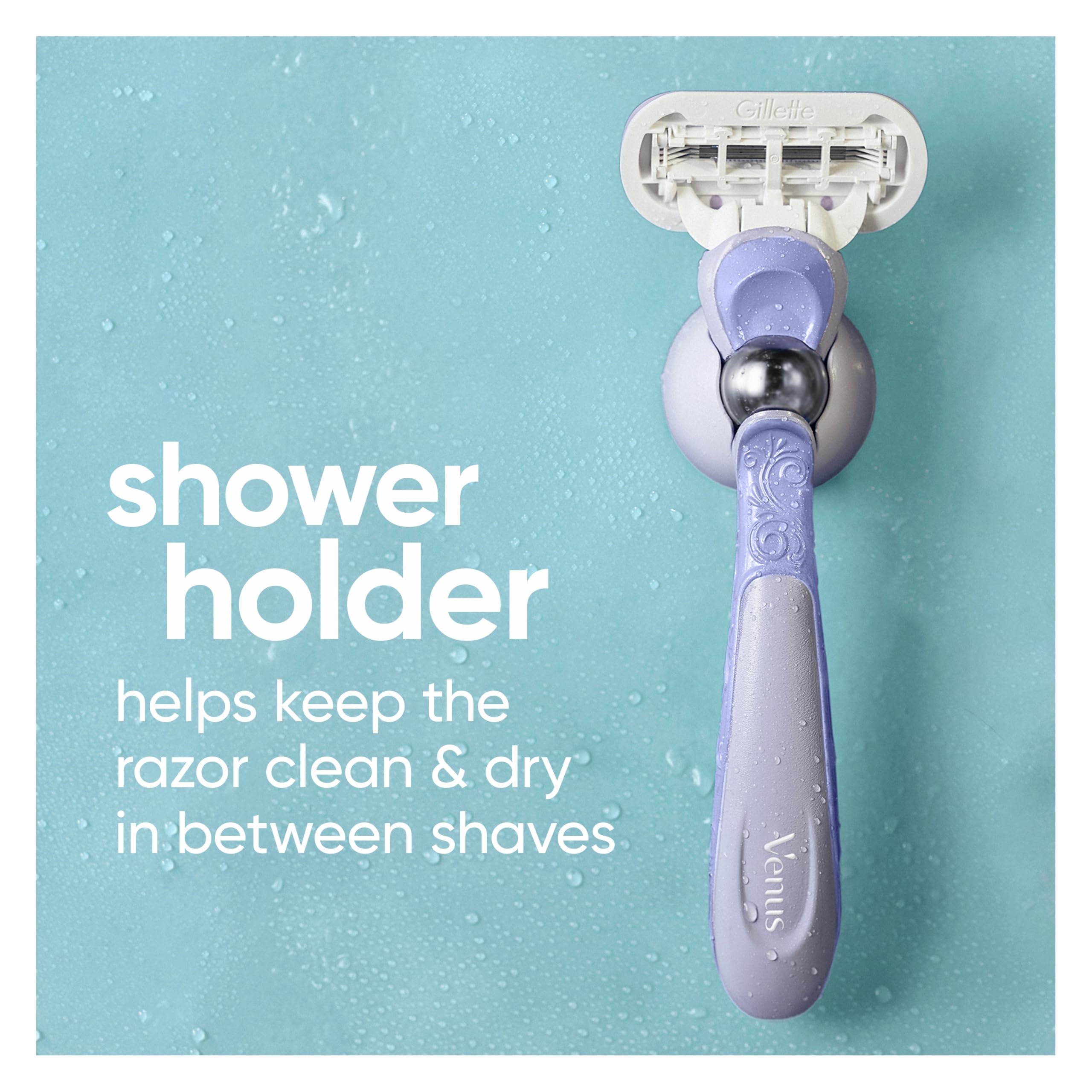 Gillette Venus Deluxe Smooth Swirl: cinta humectante activada por agua para lubricación continua.