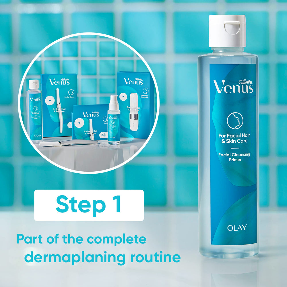 Fórmula sin fragancias para Gillette Venus primer, piel sensible