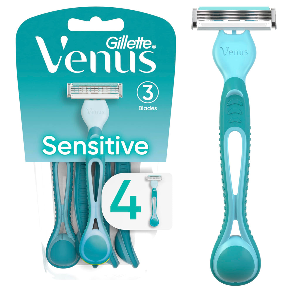 Gillette Venus Simple 3 Sensible en mano para un afeitado cómodo