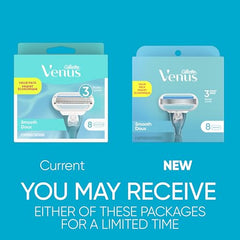 Diseño duradero de Gillette Venus Smooth para uso prolongado