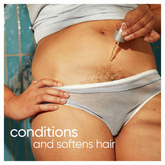 Gillette Venus textura nutritiva aceite vegetal, sensación sedosa al aplicar