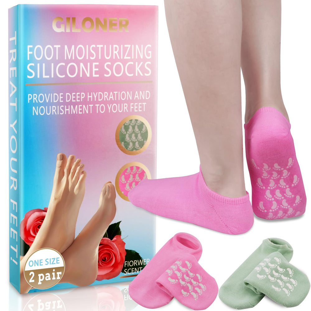 Calcetines Giloner para pies con gel hidratante de uso diario.