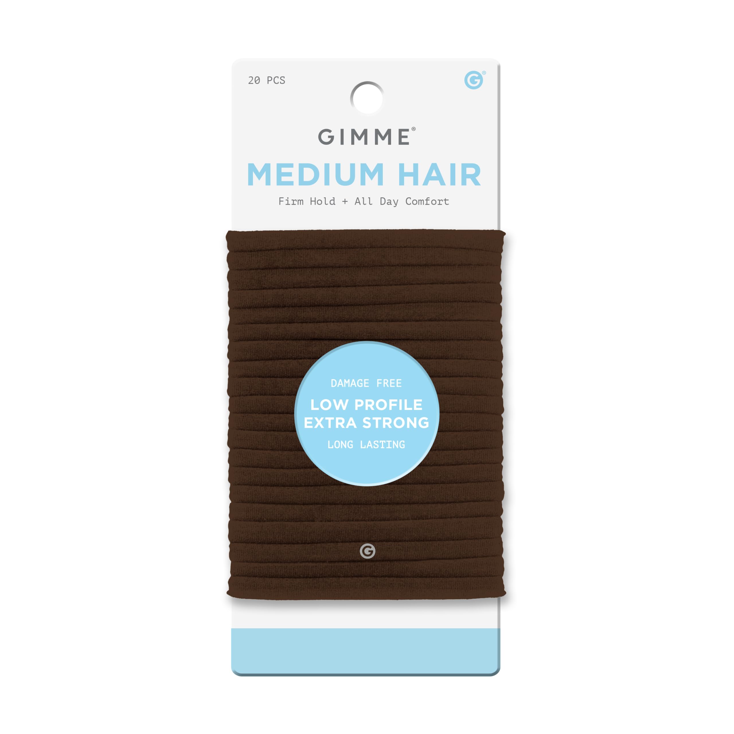 GIMME Beauty bandas perfil bajo para cabello fino: invisibles y cómodas para peinados diarios.