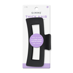 GIMME Beauty clip rectangular con acabado aterciopelado para un agarre suave