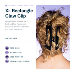 GIMME Beauty clip rectangular con mecanismo retráctil para uso diario