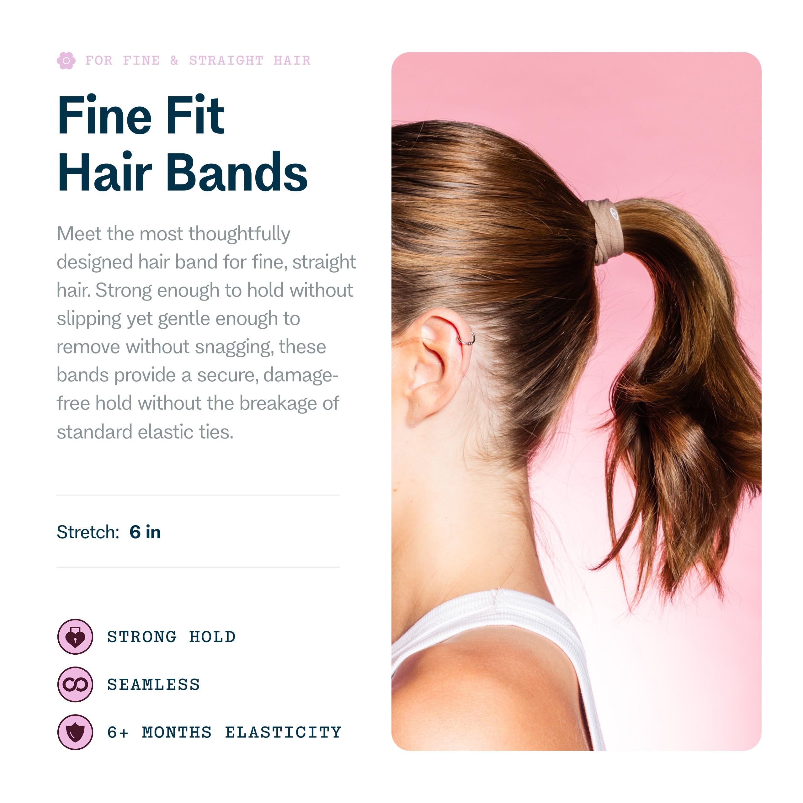 GIMME Beauty: detalle de agarre suave que evita marcas en cabello frágil