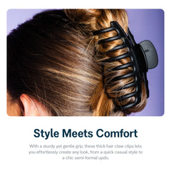 GIMME dos pinzas para cabello grueso ideal para estilos voluminosos.