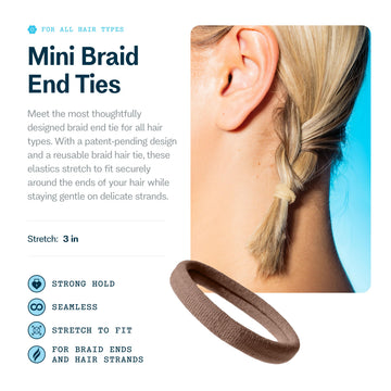 GIMME trenzas cinta elastica ajuste cómodo y unión duradera