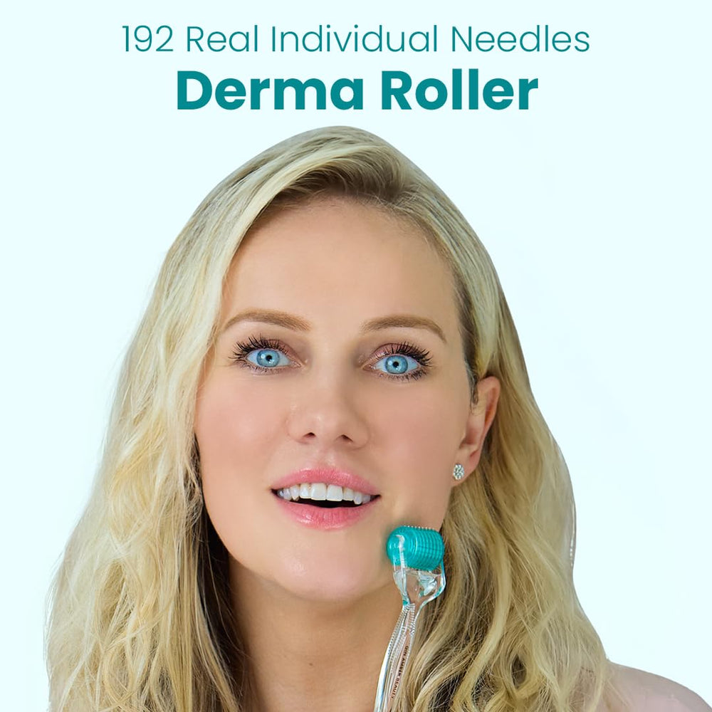 Gin Amber Beauty Derma Roller, ideal para aplicar tus sueros favoritos con precision.