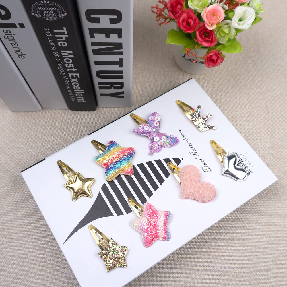 Gingbiss clip de pelo con corona: añade estilo seguro en eventos y en casa.