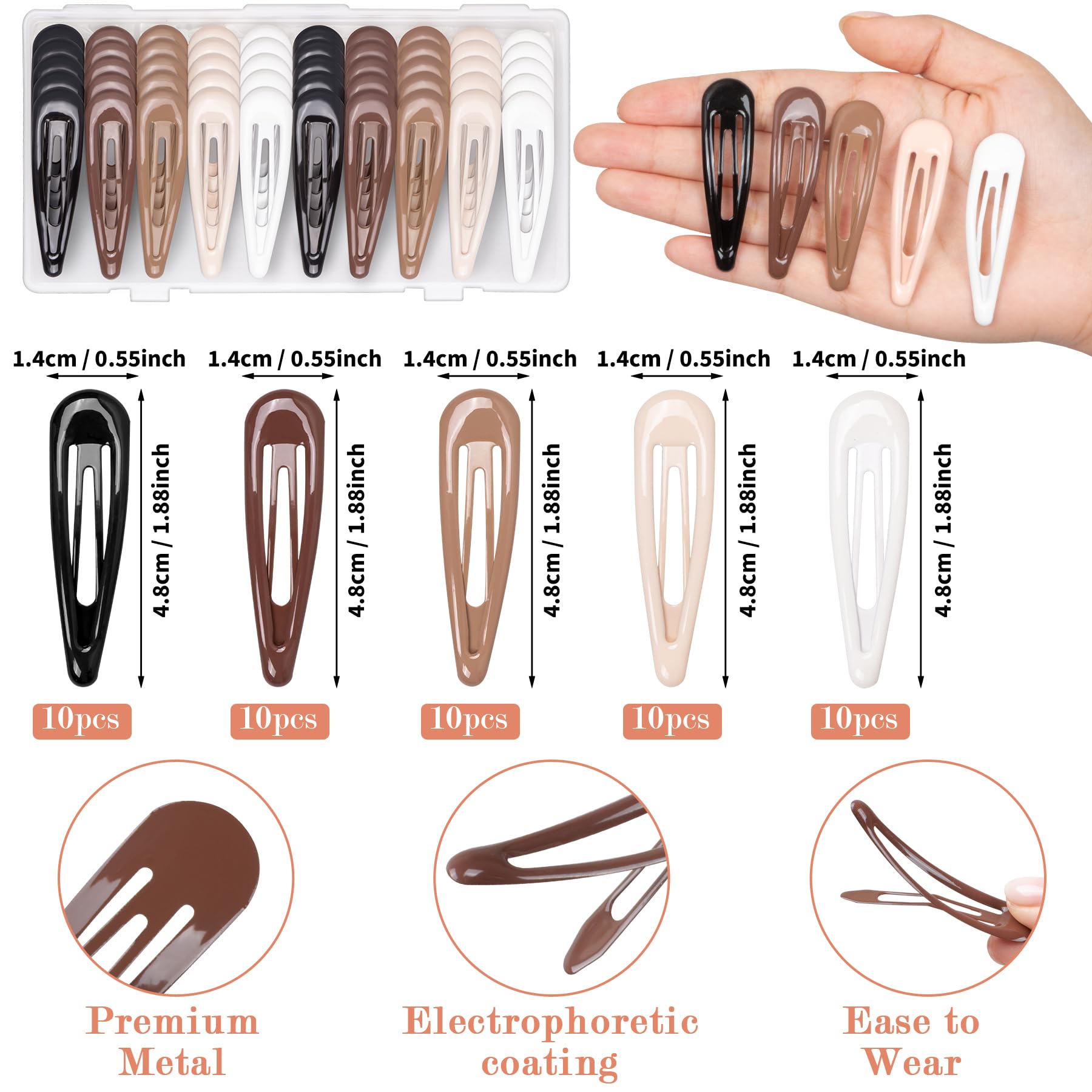 Pinza Gingbiss con recubrimiento de silicona para evitar enganches