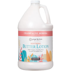 Ginger Lily Farms Botanicals Champagne Mimosa textura crema: hidratación ligera para piel suave