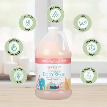 Ingredientes naturales de Ginger Lily Farms Botanicals hidratan y cuidan la piel.
