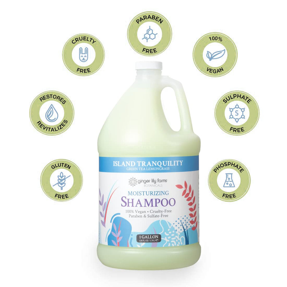 Ginger Lily Farms Botanicals utiliza ingredientes naturales para hidratar el cabello.