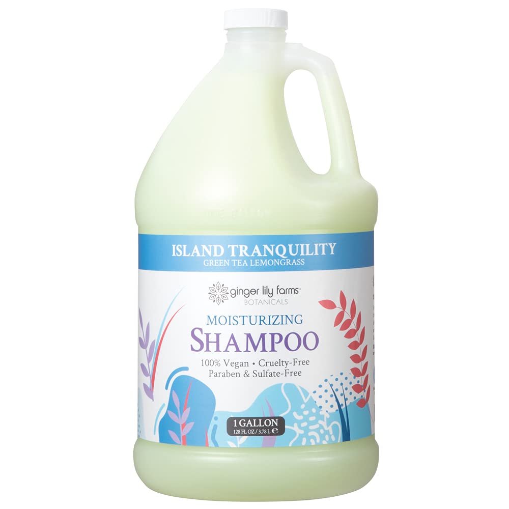 Ginger Lily Farms Botanicals Island Tranquility champú deja cabello suave e hidratado.