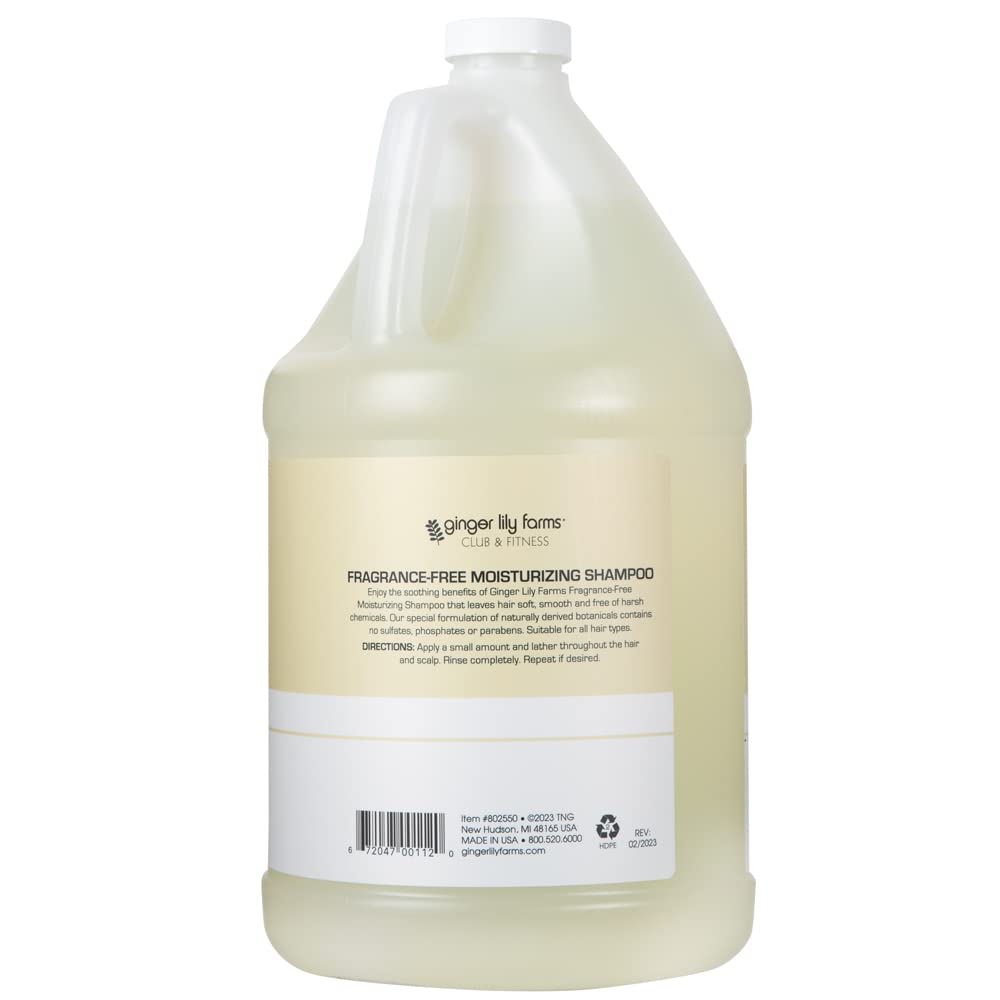 Ginger Lily Farms Champú Club & Fitness: dispenser para recarga ideal en vestuarios