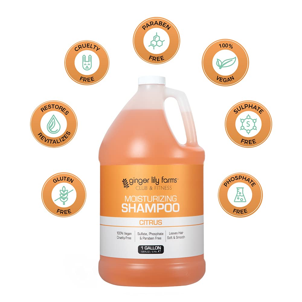 Ginger Lily Farms Club & Fitness champú vegano libre de crueldad