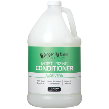 Textura cremosa del acondicionador Ginger Lily Farms Club y Fitness.