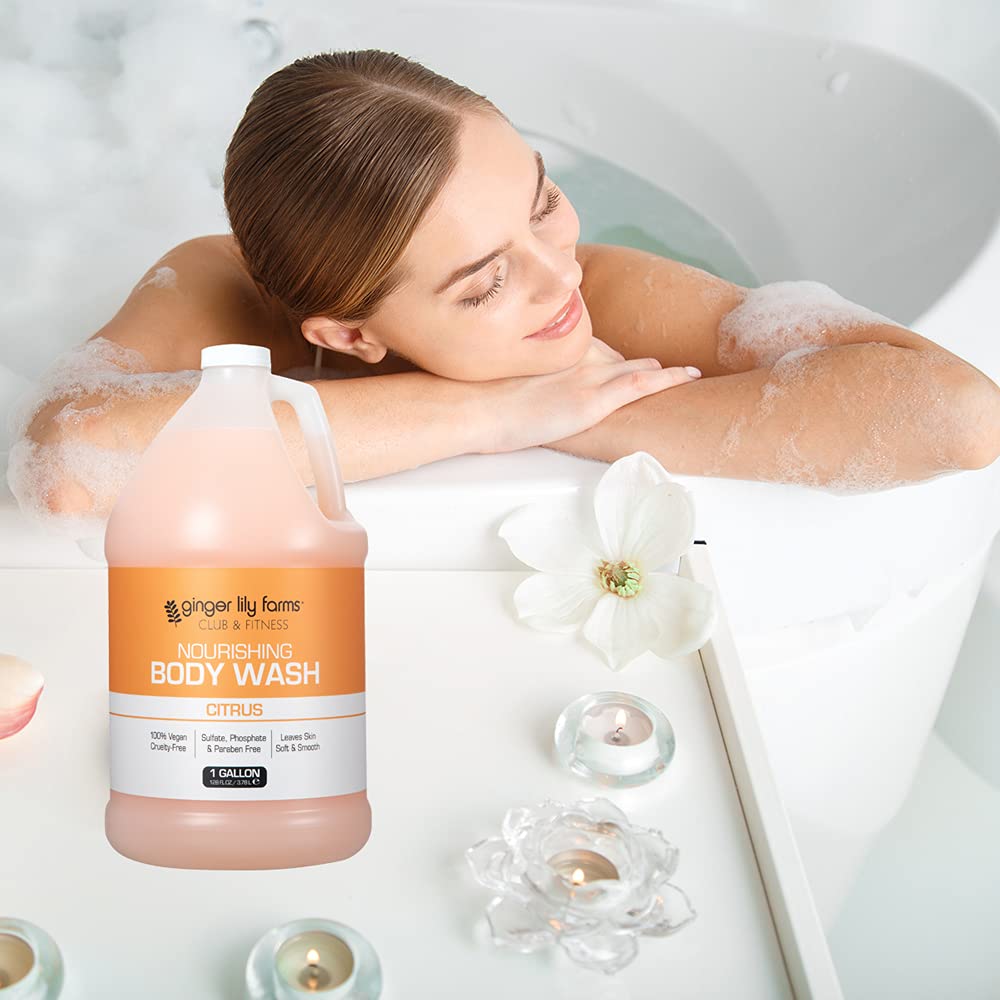 Ginger Lily Farms Club & Fitness aroma cítrico para ducha revitalizante