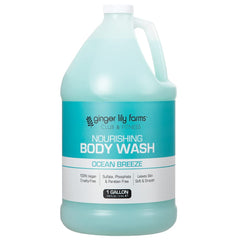 Ginger Lily Farms Club & Fitness body wash bottle for daily cleansing.