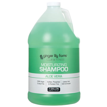 Ginger Lily Farms Club & Fitness champú en botella para cabello suave y brillante