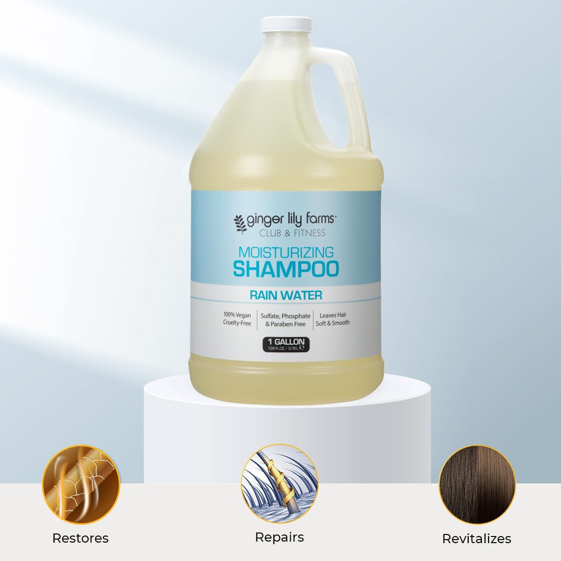 Ginger Lily Farms champú hidratante con ingredientes naturales para cabellos diversos