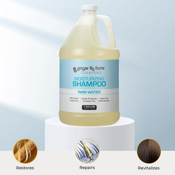 Ginger Lily Farms champú hidratante con ingredientes naturales para cabellos diversos