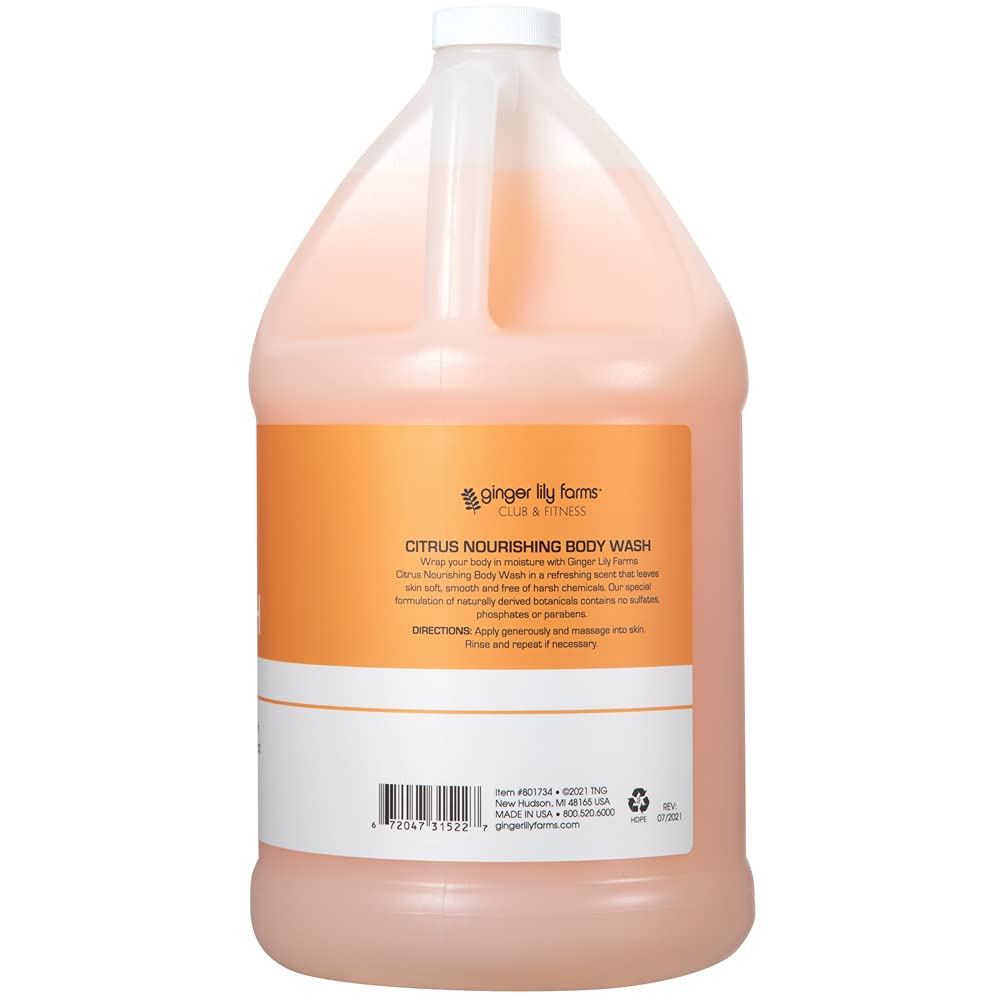 Ginger Lily Farms Club & Fitness jabón cítrico para ducha revitalizante