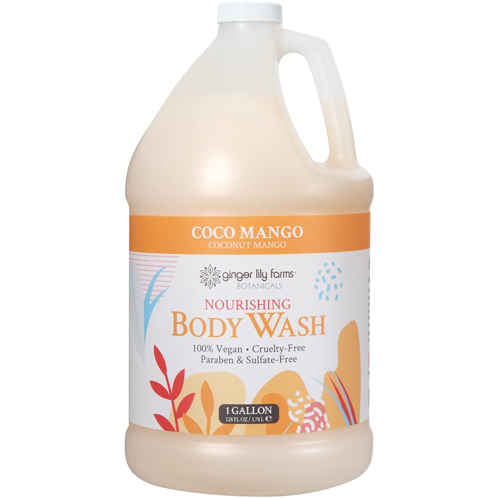 Ginger Lily Farms Coco Mango bottle for daily hydrating cleanse.