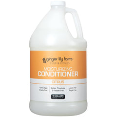 Ginger Lily Farms Club Fitness botella, hidratación suave para cabello seco.