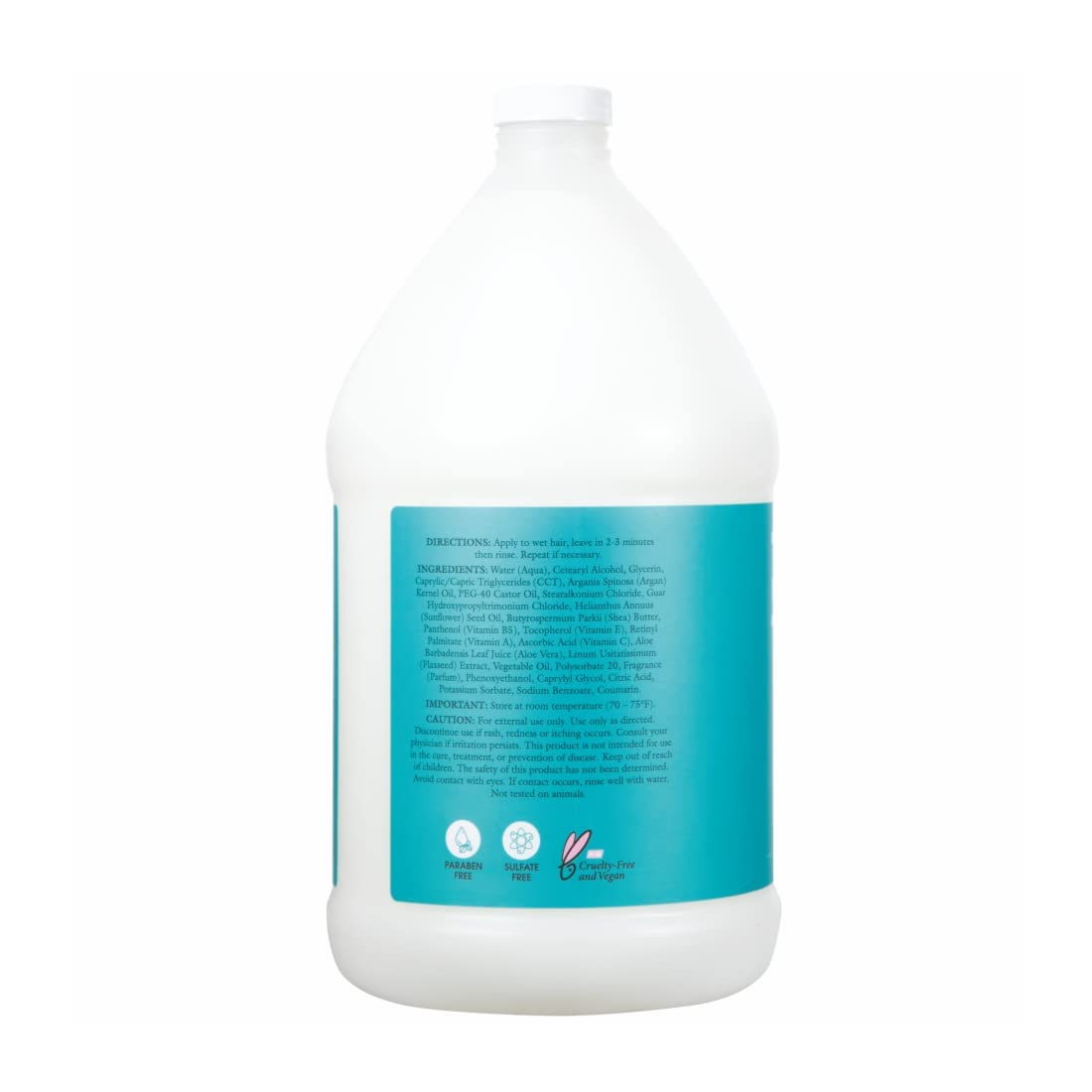 Ingrédients nourrissants Ginger Lily Farms: argan, vitamines et aloe pour cheveux élastiques.