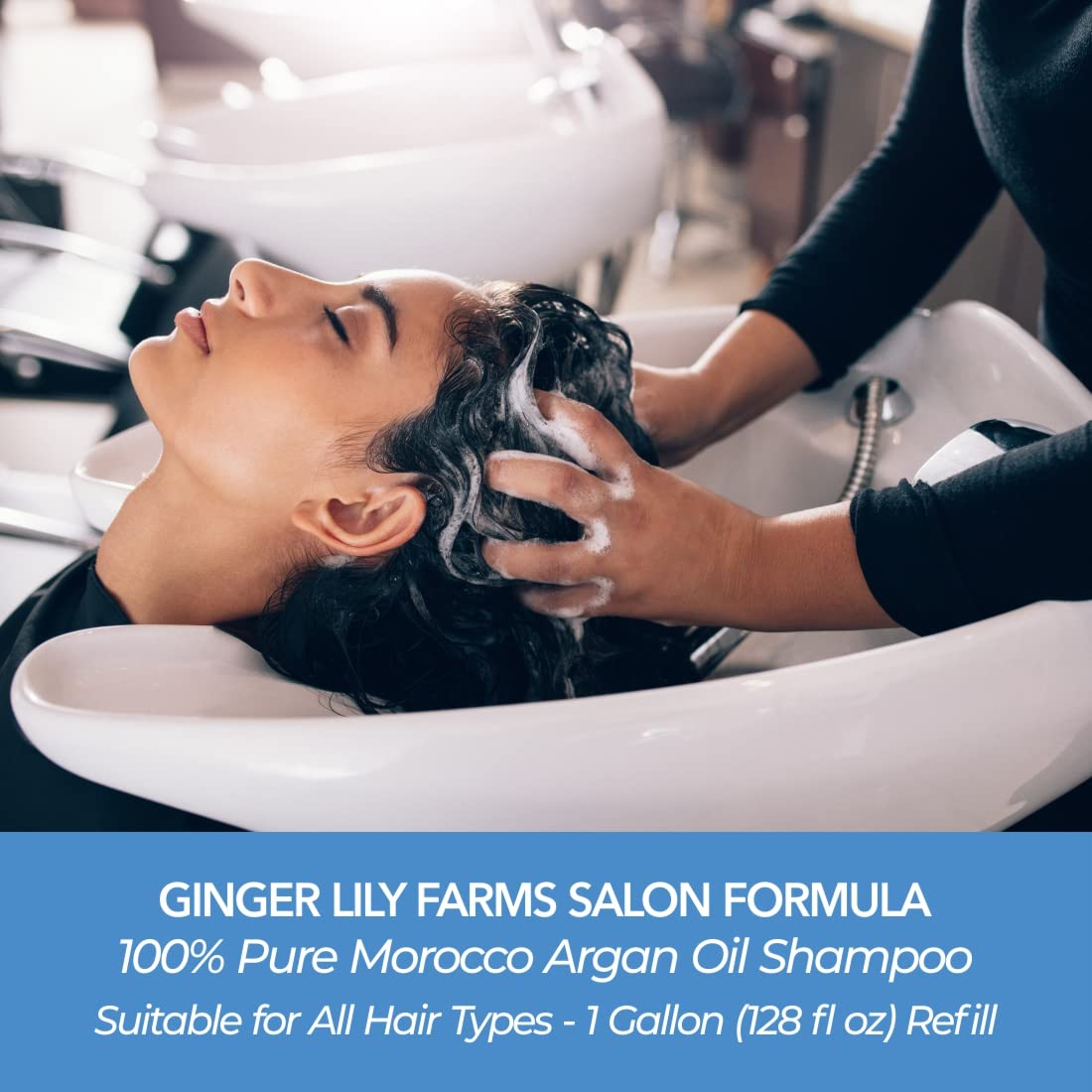 Ginger Lily Farms Shampoo Brillo Atractivo: ofrece acabado sedoso y saludable.
