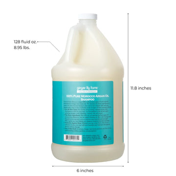 Ginger Lily Farms Shampoo Envase Gálon 128 oz: ideal para rellenar en salones.